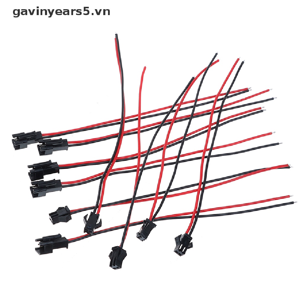 Set 10 đầu nối dây JST SM 2 chấu 15cm chuyên dụng