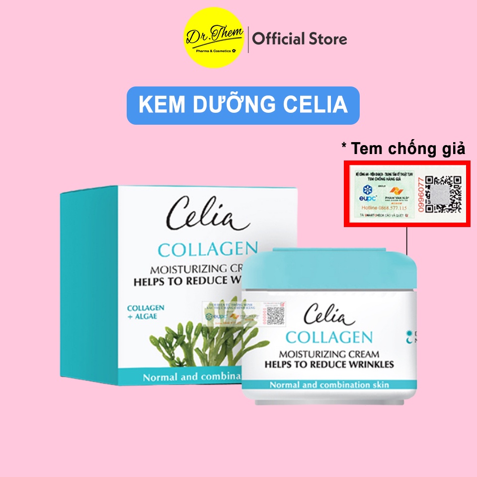 ✅[CHÍNH HÃNG] Celia Collagen Kem Bảo Vệ Dưỡng Ẩm Chống Nhăn - Celia Collagen Moisturizing Cream Helps To Reduce Wrinkles