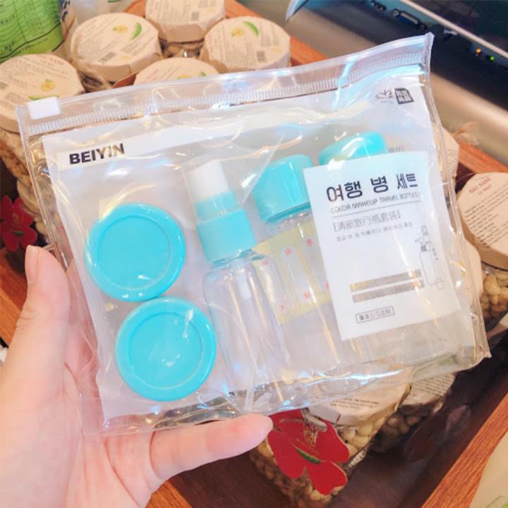 Bộ Chiết Mỹ Phẩm 5 Món Đi Du Lịch