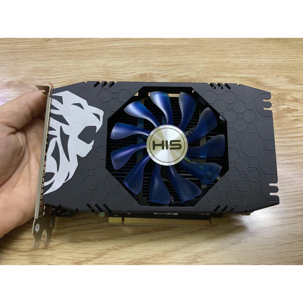 Card màn hình HIS RX560 GREEN iCooler OC 4GB 128 BIT GDDR5 cũ RX 560 2g