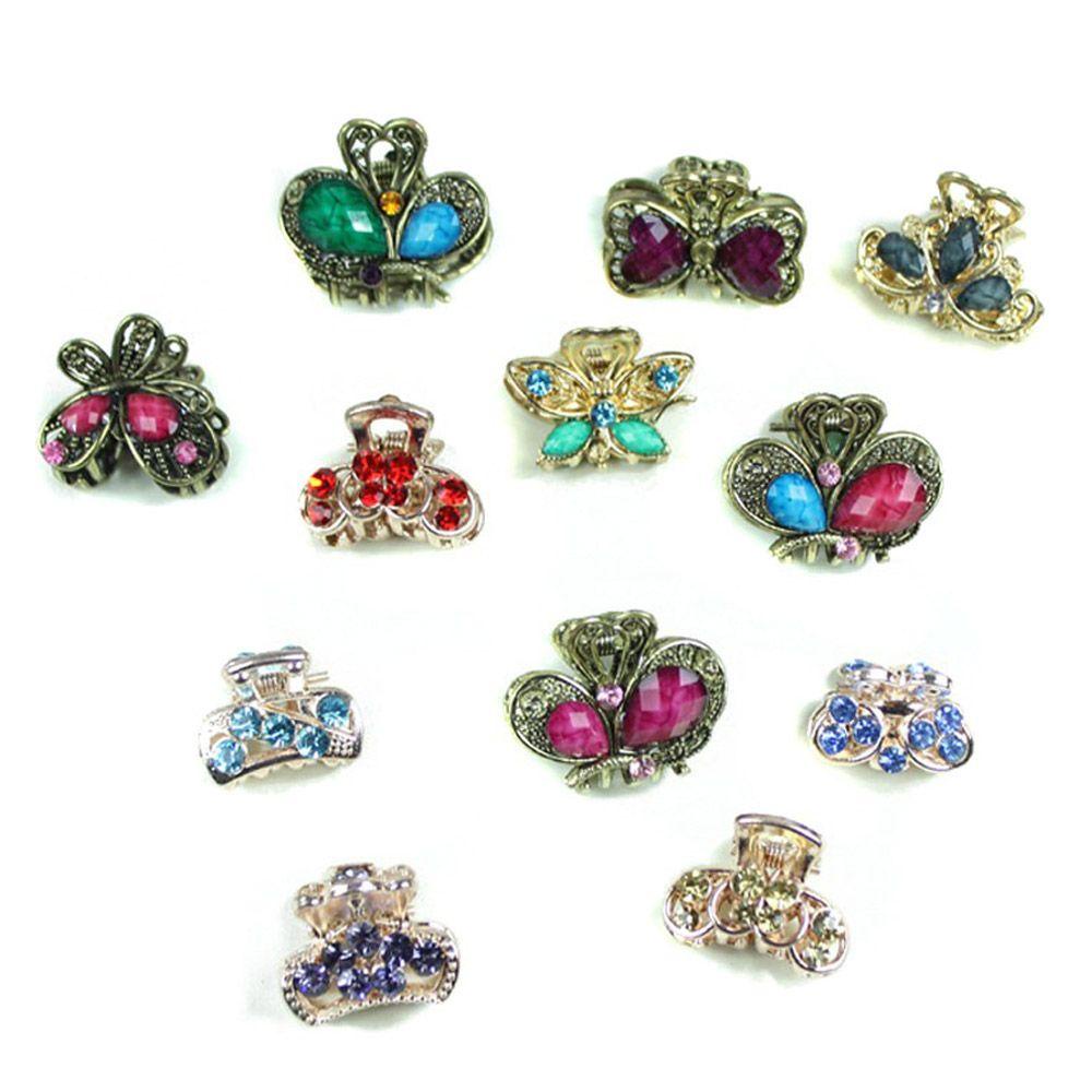 Kẹp Tóc Mini Màu Sắc Ngẫu Nhiên Phong Cách Vintage Dành Cho Nữ