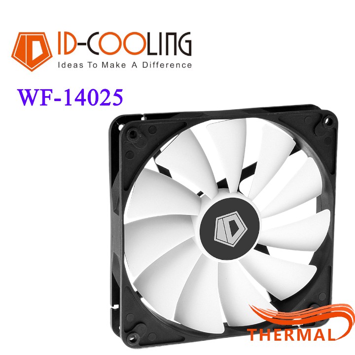 [Mã ELFLASH5 giảm 20K đơn 50K] Quạt fan case 14cm ID-Cooling WF-14025 - Quạt sức gió lớn, tuổi thọ sản phẩm cao