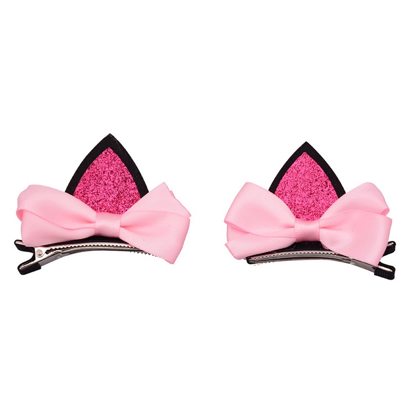 Set 2 Kẹp Tóc Nơ Dễ Thương Cho Bé Gái