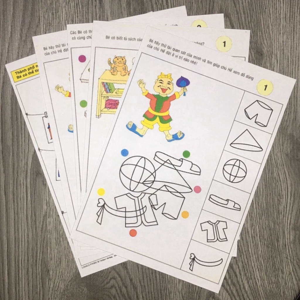 Bảng và học liệu LOGICO PRIMO bộ đồ chơi phát triển trí tuệ toàn diện cho bé - tặng kèm file in 21 chủ đề chơi kèm