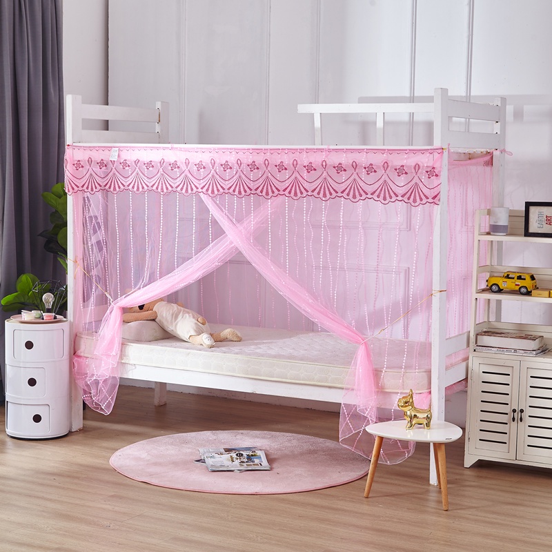 Màn Chống Muỗi Ký Túc Xá 0.9mPhòng Ngủ Giường Tầng1.2m1.5mGiường Đôi Thêu Ren Lều Đầu Chống Bụi