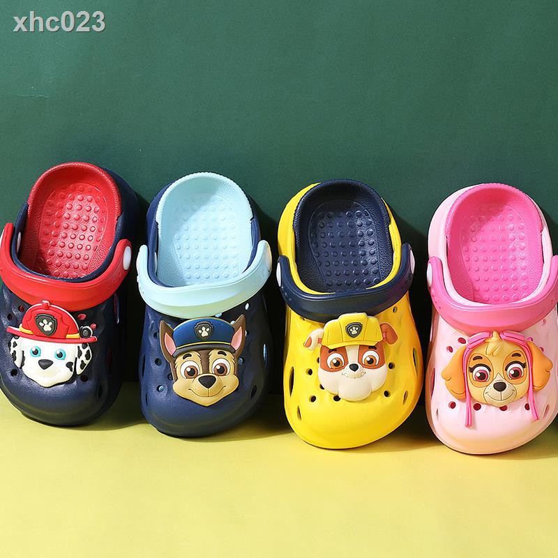 Paw Patrol Dép Crocs Đi Trong Nhà Chống Trượt Kiểu Hoạt Hình Đáng Yêu Cho Bé Trai