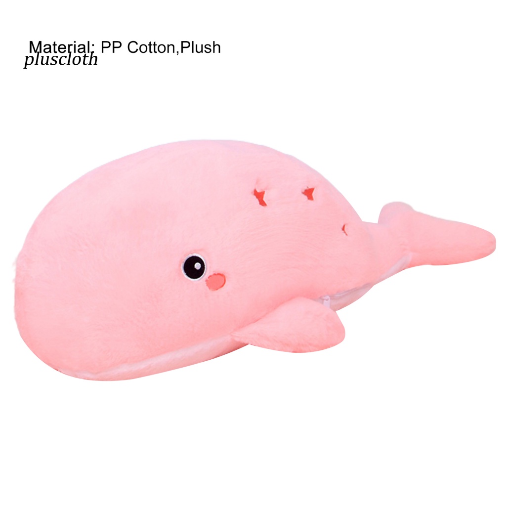 Cá Voi Nhồi Bông Mềm Có Khóa Kéo Dễ Thương Cho Bé