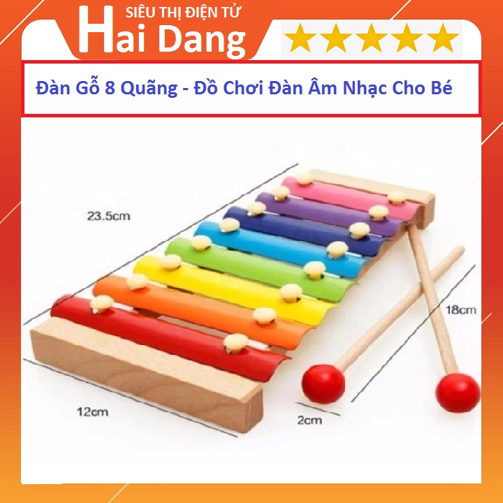 Đàn Gỗ 8 Quãng - Đồ Chơi Đàn Âm Nhạc Cho Bé