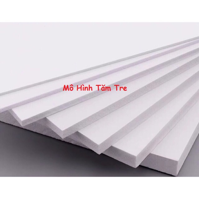 Combo 10 bìa mô hình Foam 30x30cm (2mm,3mm,5mm), bìa fomex làm mô hình DIY