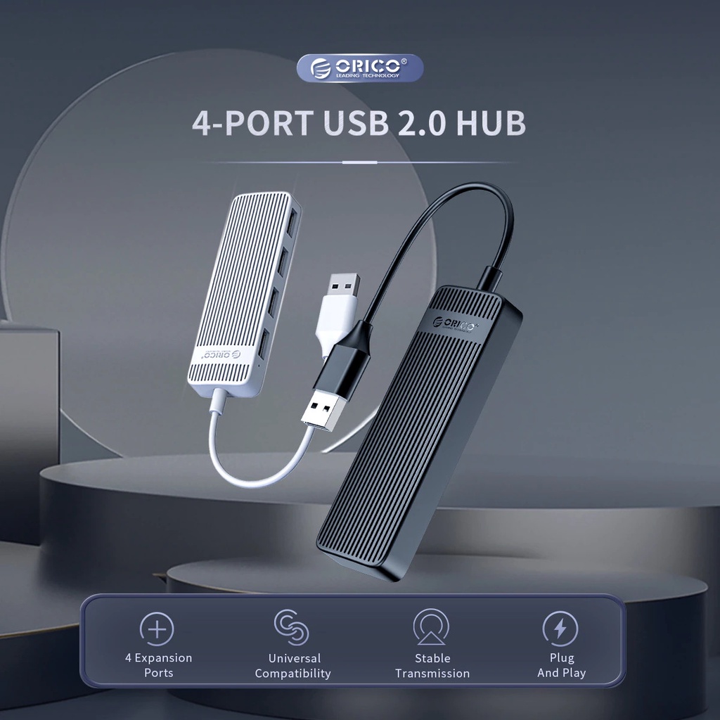 Hub chia USB Orico 4 Cổng FL02 Chính Hãng