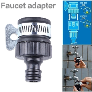 Đầu nối vòi nước bằng cao su thích hợp cho vòi 14- 21mm - Khớp nối nhanh ống nước có đai siết