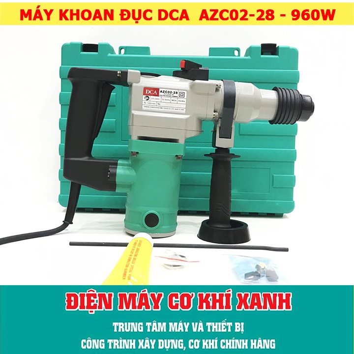 Máy khoan đục bê tông DCA AZC02-28 hàng chính hãng chuyên công trình