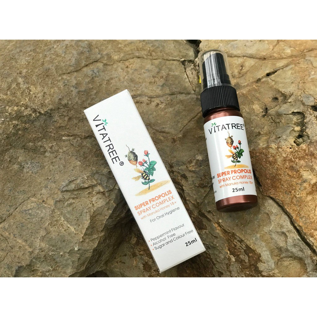 Xịt keo ong Vitatree 25ml