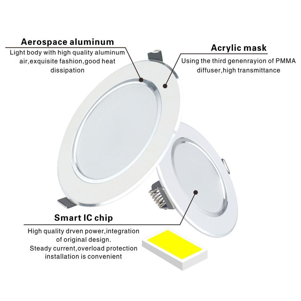 Đèn Led Downlight 220V Dùng Để Trang Trí Nội Thất