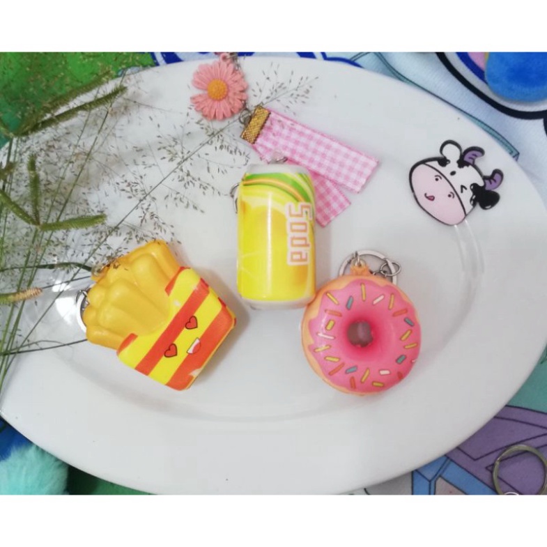 Squishy hình đồ ăn & nước uống thơm nức mũi