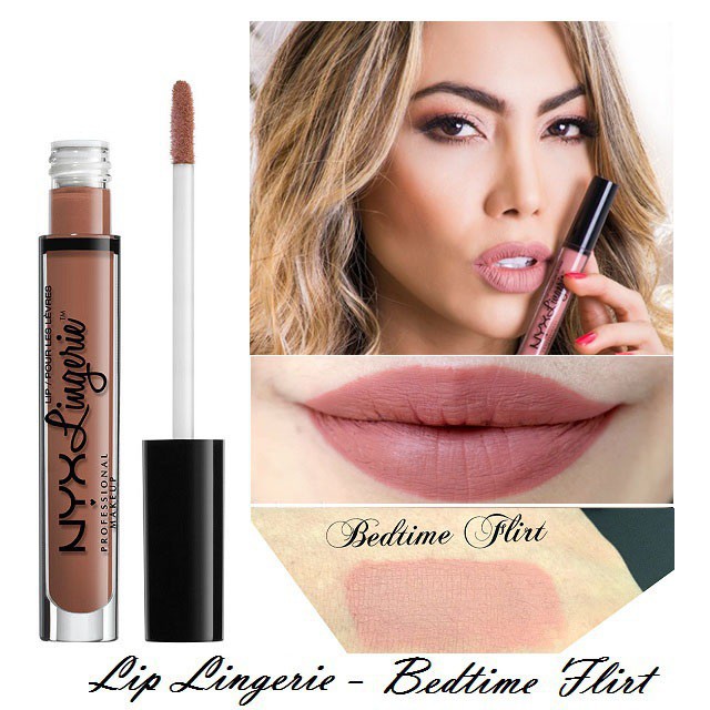 ✼☫✓Son Kem Lì chính hãng NYX Professional Makeup Lip Lingerie LIPLI05, LIPLI06, LIPLI08
