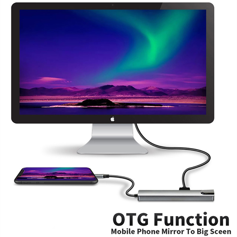 Bộ Chia Cổng Usb-C Sang Hdmi Usb 3.0 Tốc Độ Nhanh