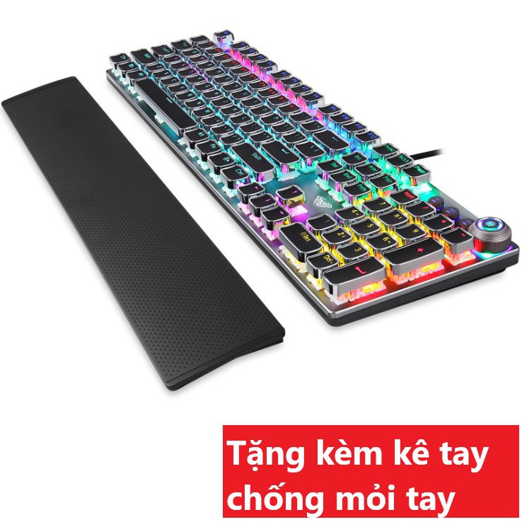 Bộ Bàn Phím Cơ FZ508 Và Chuột V15, Combo Phím Chuột Gaming Full Led Nhiều Chế Độ Đổi Màu Siêu Đẹp Cho Máy Tính PC Laptop