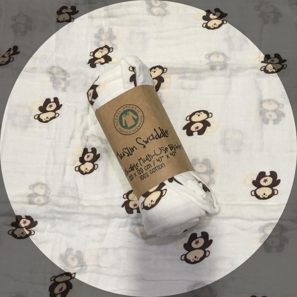 khăn cotton 1m2 x 1m2 cho bé