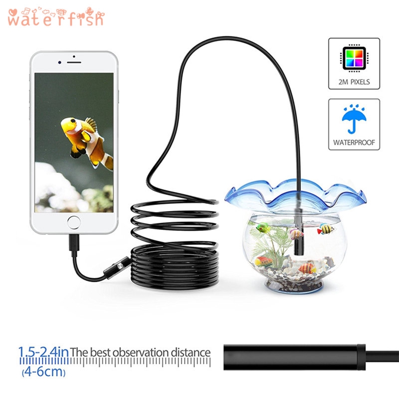 Camera Nội Soi 5m Wifi 720p 200w Chống Nước Cho Camera Android Iphone Ios