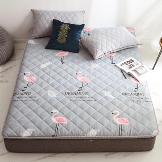 Đệm topper 5 lớp họa tiết 2 mặt đủ kích cỡ tấm làm mềm đệm