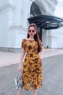 Váy voan hoa chít eo đuôi cá 🥰🥰