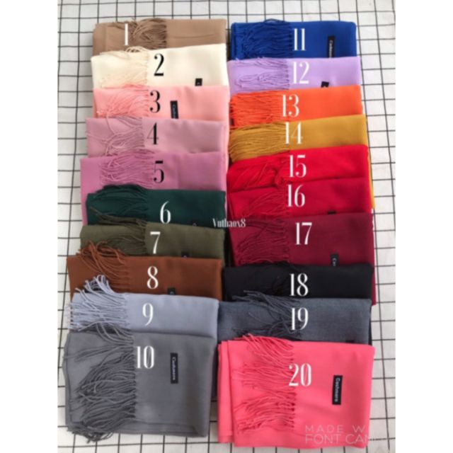 khăn quàng cổ cashmere