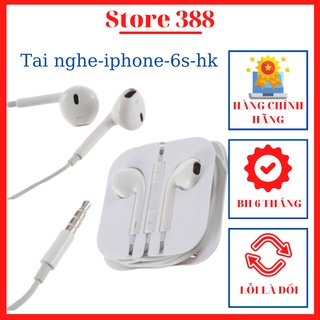 Tai nghe iphone 6s với giắc cắm 3.5mm dùng cho điện thoại Android, iPhone 5, iphone 6, iphone 5s, iphone 6s - STORE388