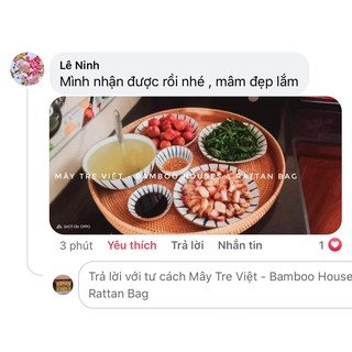 Mây tre việt | mâm mây, mâm tre bày món ăn decor