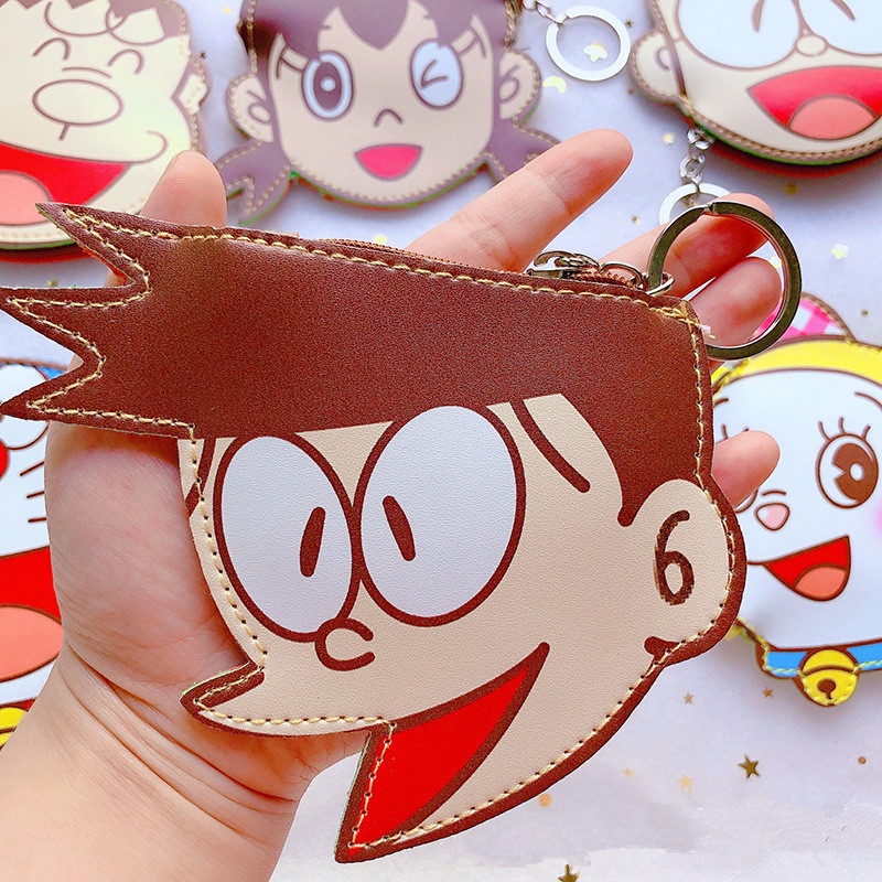 Ví Đựng Tiền Xu Hình Doraemon Dễ Thương