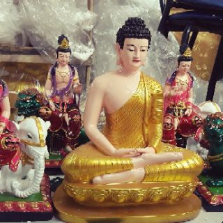 Tượng Bổn Sư Thích Ca cao 45cm
