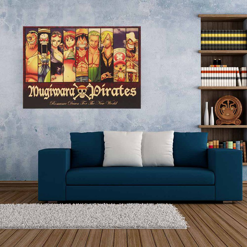 Poster Treo Tường Hình Các Nhân Vật Trong Phim Hoạt Hình One Piece | BigBuy360 - bigbuy360.vn