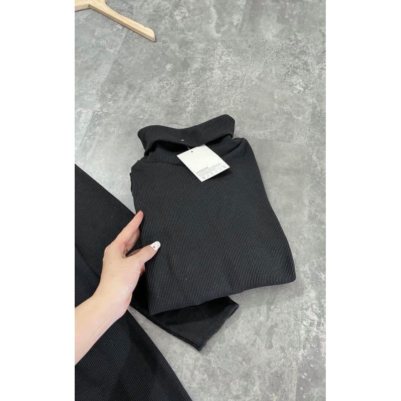 Đầm ôm-Váy body len tăm dáng dài cổ LỌ [free_ship] | BigBuy360 - bigbuy360.vn