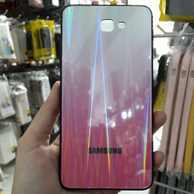 Samsung J7 Prime Ốp lưng tráng gương nhiều màu viền dẻo cao cấp