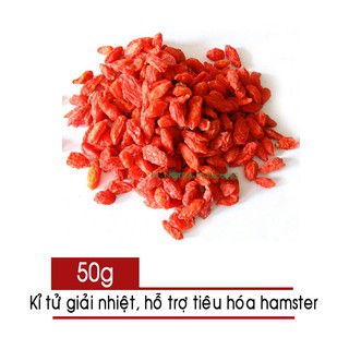 Kỉ tử sáng mắt, giảm stress, giải nhiệt kéo dài tuổi thọ cho Hamster 50g - [Nông Trại Thú Cưng]