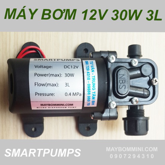 [FREESHIP] MÁY BƠM MINI TĂNG ÁP LỰC NƯỚC 12V CỰC MẠNH (3259)