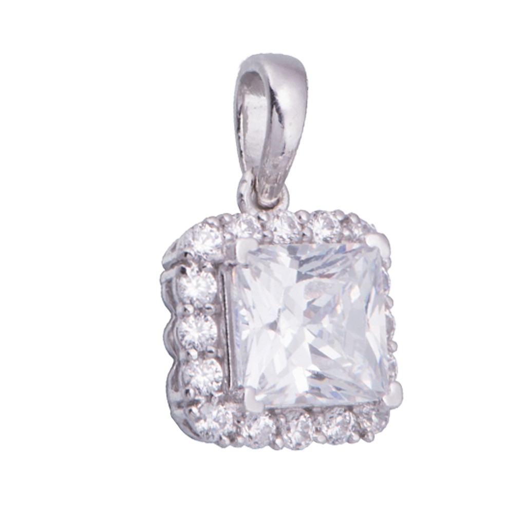 Mặt dây chuyền Bạc đính đá CZ PNJSilver XMXMK000246