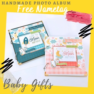 Sổ ảnh handmade + Nametag - chủ đề Baby