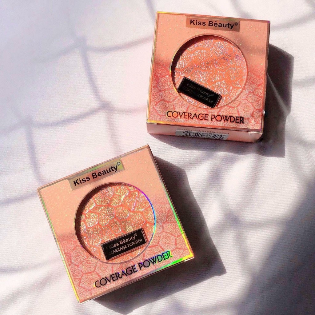 Phấn nén 2 tầng Kiss Beauty Coverage Powder | BigBuy360 - bigbuy360.vn