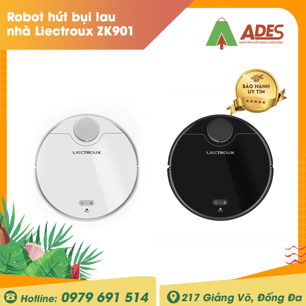 [Mã 154ELSALE2 giảm 7% đơn 300K] Robot hút bụi lau nhà Liectroux ZK901 - Hàng chính hãng - Bảo hành - Có sẵn 2021