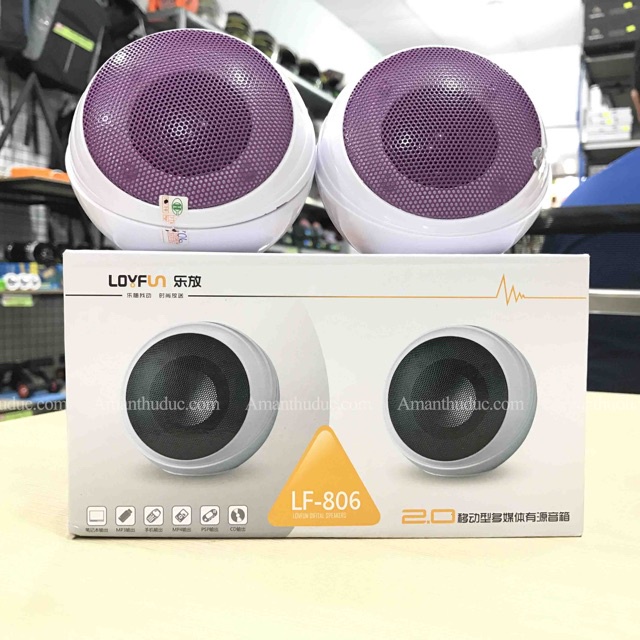 Loa laptop LOYFUN LF-806 - Loa nghe nhạc,cắm máy tính LOYFUN