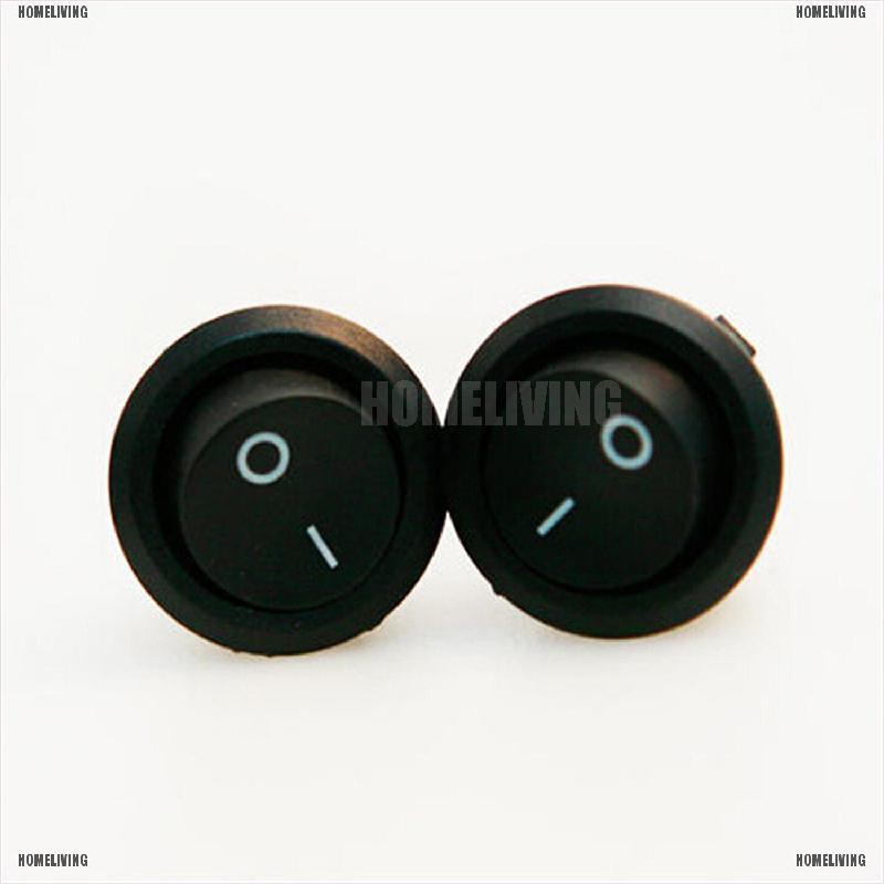Set 10 nút on-off mini 3 pin màu đen thay thế tiện dụng
