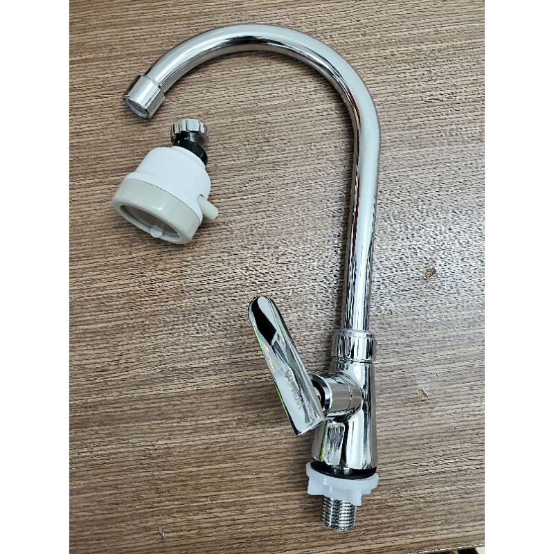 Vòi rửa chén bát 1 đường nước lạnh ( kèm đầu tăng áp)