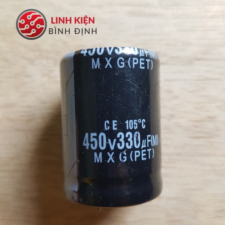 Tụ 330uF 450V 30x45mm