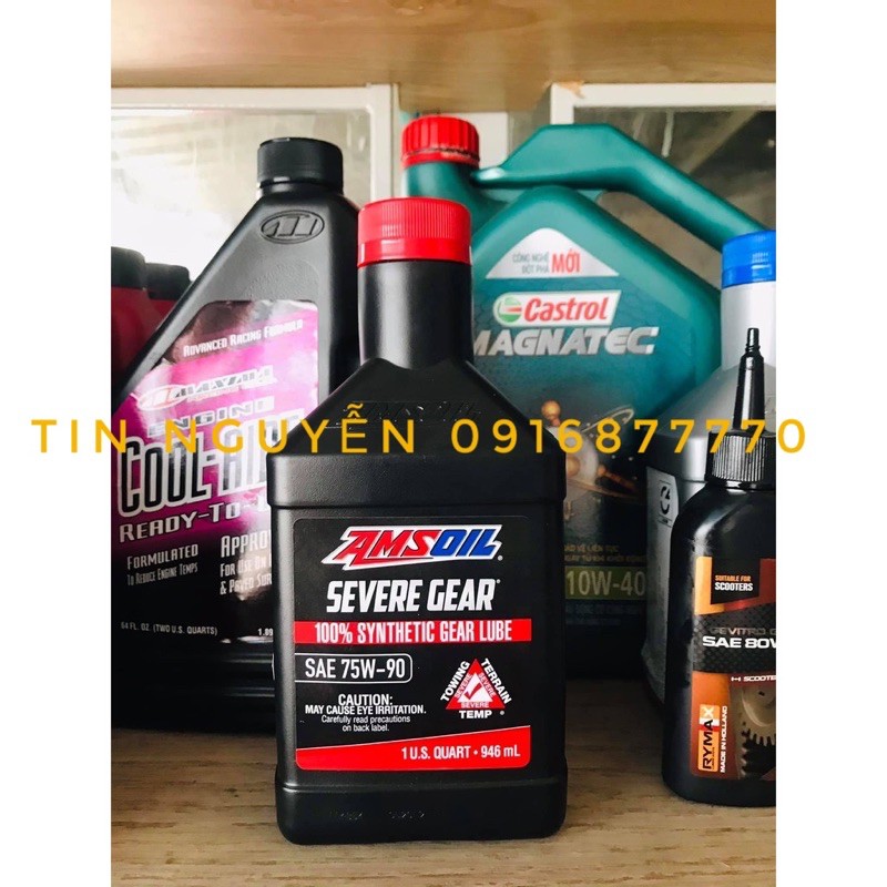 Nhớt lap Amsoil Severe Gear SAE 75W-90 - 946ml