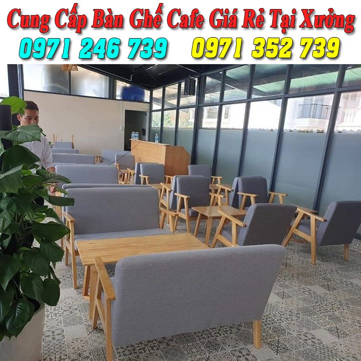 Bộ bàn ghế sofa cafe nhà hàng quán ăn giá rẻ