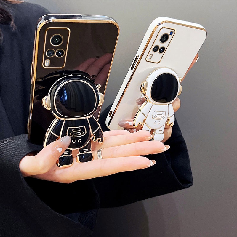 Ốp Điện Thoại Mềm Hình Phi Hành Gia Cho Vivo Y16 Y35 Y77 Y51 Y31 Y21 Y21S Y53S Y33S Y76 Y76S Y15S S15 PRO 5G S15E