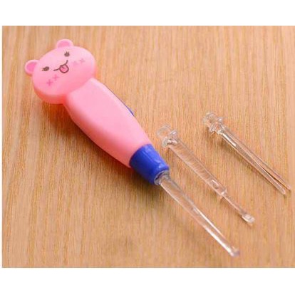 Dụng cụ lấy ráy tai có đèn an toàn - Tặng kèm 2 đầu lấy ráy