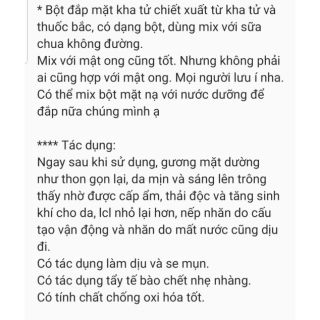 Combo đắp mặt của bạn Thủy Chề ( suchie )