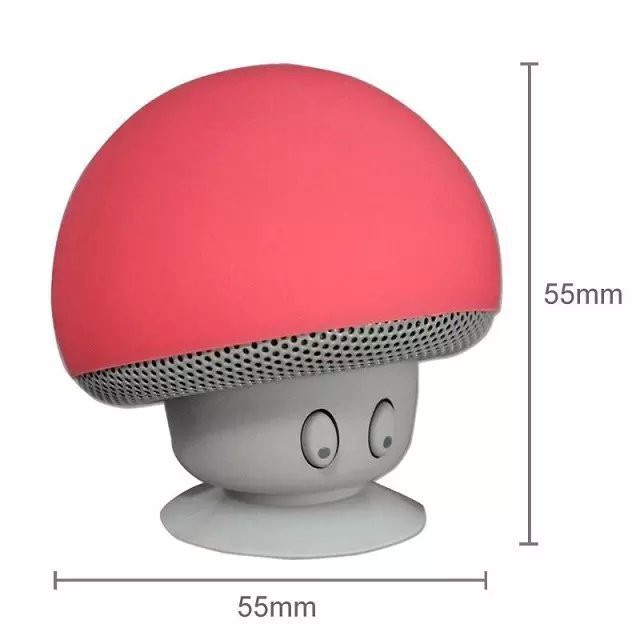 { HOT } Loa Bluetooth Mini Hình Cây Nấm Cute Có Mút Gắn Lưng Đỡ Điện Thoại Thiết Kế Nhỏ Gọn Tiện Lợi - Nhiều Màu